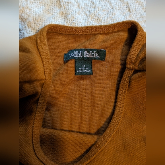 Orange Mini Tank Dress - Picture 3 of 4